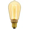 Image de Xanlite - Ampoule Led Déco Hologramme Edison Au Verre Ambré, Culot E27, 4w Cons., 200 Lumens, Lumière Blanc Chaud - Rfdhe200sts