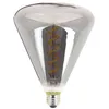 Image de Xanlite - Ampoule Led Déco Triangle Au Verre Fumé, Culot E27, 4w Cons., 200 Lumens, Lumière Blanc Chaud - Rfde400t150f