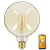 Image de Ampoule Led Connectée Éclairage Multi-blancs, Filament E27 G125 Au Verre Ambré, 5,5w Cons. Variation De Luminosité - Krfde470b125acct - Kozii