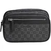 Image de Chabrand Body-Bag Toile Enduite Cuir Noir