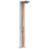 Image de Dada Straight 40L Douche hybride d'extérieur - 32.4x14x228cm - Prises d'eau chaude/froide - Douchette amovible - Anti-calcaire