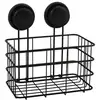 Image de Panier De Douche Milady Avec Ventouses Noir - Msv