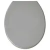 Image de Msv - Abattant Wc Gris - Charnières Ps