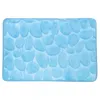 Image de Tapis De Bain Microfibre Pebble 40x60cm Bleu Clair Msv