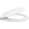 Image de Abattant Wc Mdf Blanc Robustesse Mdf & Charnières Zinc Durables - Msv Spirella