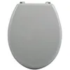 Image de Abattant Wc Mdf Cleo Gris - Charnières Inox - Msv