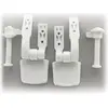 Image de MSV Siège de WC Couvercle de toilettes Couvercle de toilettes MDF charnières en plastique - qualité stable - blanc