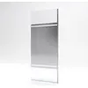 Image de Paroi de Douche avec Bande Miroir 80x200cm - Verre 8mm - Profilé Chrome - FREEDOM 2 MIRROR