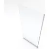 Image de Paroi de Douche 90x200cm - Verre Trempé Transparent 8mm - Profilé Chrome - FREEDOM 2 CHROMED