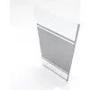 Image de Paroi de Douche avec Bande Miroir 90x200cm - Verre 8mm - Profilé Chrome - FREEDOM 2 MIRROR