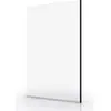 Image de Paroi de Douche 120x200cm - Verre Trempé Transparent 8mm - Profilé Noir - FREEDOM 2 BLACK