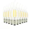Image de Lot De 10 Ampoules Led Flamme E14 4w Filament Eq 40w Blanc Chaud