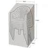 Image de Werka Pro   Housse De Chaise 70x70x110cm   Polyéthylène Durable   Étanche Et Imputrescible   Protection Contre Intempéries