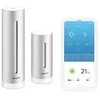 Image de Netatmo Station Météo Intérieur Extérieur Connectée Wifi, Capteur Sans fil, Thermomètre, Hygromètre, Baromètre, Sonomètre, Qualité de l'air - Compatible Amazon Alexa, Apple Homekit et Google Home en occasion ou reconditionné
