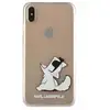Image de Coque pour iPhone XS Max Imprimé Choupette Protection Rigide Antichoc Noir transparent - Neuf