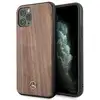 Image de Étui Mercedes Wood Line Walnut pour iPhone 11 Pro Max, marron - Neuf