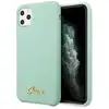 Image de Étui Guess en silicone Vintage Gold Logo pour iPhone 11 Pro, vert - Neuf