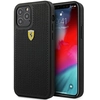 Image de Coque Rigide Noire/noire Ferrari Fespehcp12lbk On Track Perforée Pour Iphone 12 Pro Max 6,7 Pouces