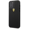 Image de Étui Ferrari pour iPhone 12 Pro Max 6.7 Noir On Track Perforé - Neuf