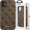 Image de Guess Guhcn61G4Gfbr Iphone 11 / Xr 6,1Brzowy/Brown Hard Case 4G Metal Gold Logo