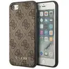 Image de Étui Guess 4G Metal Gold Logo pour iPhone SE 2020/7/8, marron - Neuf