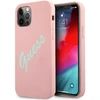 Image de Guess Hardcase Coque de Protection Vintage en Silicone pour iPhone 12/12 Pro 6,1' Rose - Neuf