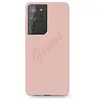Image de Étui Guess pour Samsung Galaxy S21 Ultra, rose Script - Neuf