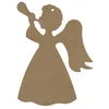 Image de Ange Musicien En Bois Mdf À Décorer 14 X 11 Cm