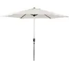 Image de Parasol jardin droit Alu "Sol" - Rond - Ø 3m - Ecru