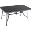 Image de Table de jardin "Cordoba" - 6 places - Argenté