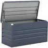 Image de Coffre de jardin métal "Store" - 480 L - 132 x 61 x 60 cm - Gris