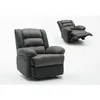 Image de Habitat Et Jardin - Fauteuil Relax 'buckingham' - 85 X 93 X 100 Cm - Noir / Gris Foncé