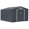 Image de Habitat Et Jardin - Abri De Jardin Métal 'vegas' - 12.98 M² - Gris