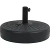 Image de Dalle circulaire à lester pour parasol de jardin - Noir