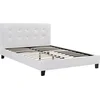 Image de Lit double en pvc "Julia" - 180 x 200 - Blanc