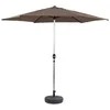 Image de Habitat Et Jardin - Parasol Jardin Droit Alu 'sol' - Rond - Ø 3m - Taupe - Avec Pied À Lester