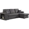 Image de Habitat Et Jardin - Canapé D'Angle Convertible/réversible 'axel' - 3 Places - Gris