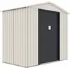 Image de Abri de jardin métal "Nebraska" - 2.71 m² - Beige/gris anthracite