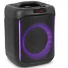 Image de BoomTone DJ Cube 200   Enceinte karaoké Portable 200W avec Bluetooth 5.0, lumière LED intégrée, Lecteur USB/SD, Batterie Rechargeable Lithium, Charge USB-C, compacte et Facile à Transporter. en occasion ou reconditionné