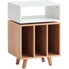 Image de Norstone Stockholm 700 Meuble Hi-fi Blanc Et Chêne Clair