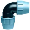 Image de Coude À 90° À Compression Pn16 Pour Tuyau Pe D50