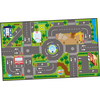 Image de Tapis de jeu urbain avec rues et feux de signalisation