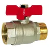 Image de Vanne À Sphère En Laiton Sferaco Manette Papillon 3/8' - M.f - 83171 D