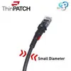 Image de PatchSee ThinPatch, 9.7 m, Cat6a, F/UTP (FTP), RJ-45, RJ-45, Noir