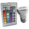 Image de Lot De 3 Ampoules À Led 15 Couleurs Rgb Avec Télécommande