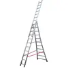Image de Echelle transformable base évasée Premium - 3x11 échelons - 7,76m