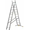 Image de Hailo 1412-801 - Échelle Combinée À 2 Étages Avec Stabilisateur Incurvé Hobbylot (2x9)