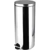 Image de Poubelle de cuisine à pédale 30L Chromée - SELEKTA