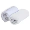 Image de Doux Nid - Set De Alese Et Drap Housse Blanc 60x120 Cm - Domiva - Polyuréthane - Imperméable Et Respirant