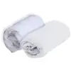 Image de Doux Nid - Domiva Lot 1 Alese + 1 Drap Housse - 70 X 140 Cm - Blanc